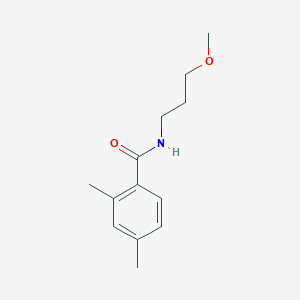 molecular formula C13H19NO2 B4799822 N-(3-methoxypropyl)-2,4-dimethylbenzamide 