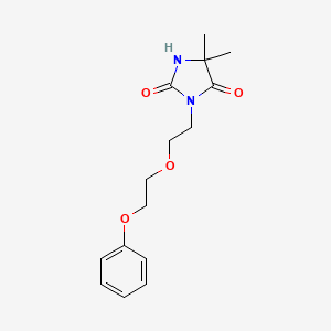 5,5-dimethyl-3-[2-(2-phenoxyethoxy)ethyl]-2,4-imidazolidinedione