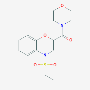 4-(ethylsulfonyl)-2-(4-morpholinylcarbonyl)-3,4-dihydro-2H-1,4-benzoxazine