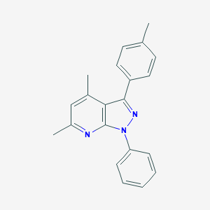 molecular formula C21H19N3 B479994 4,6-dimethyl-3-(4-methylphenyl)-1-phenyl-1H-pyrazolo[3,4-b]pyridine CAS No. 496939-22-1