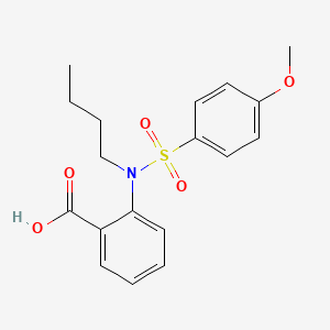 2-{butyl[(4-methoxyphenyl)sulfonyl]amino}benzoic acid