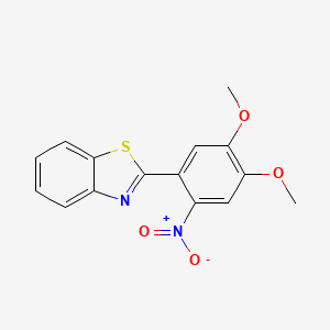 2-(4,5-dimethoxy-2-nitrophenyl)-1,3-benzothiazole