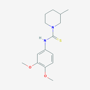 N-(3,4-dimethoxyphenyl)-3-methylpiperidine-1-carbothioamide