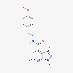 N-[2-(4-methoxyphenyl)ethyl]-1,3,6-trimethyl-1H-pyrazolo[3,4-b]pyridine-4-carboxamide