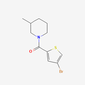 molecular formula C11H14BrNOS B4800331 (4-Bromothiophen-2-yl)(3-methylpiperidin-1-yl)methanone 