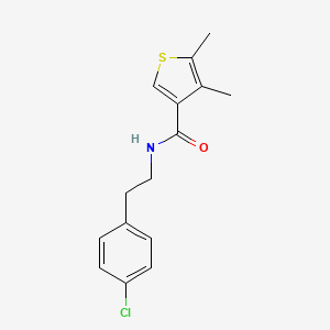 N-[2-(4-chlorophenyl)ethyl]-4,5-dimethyl-3-thiophenecarboxamide