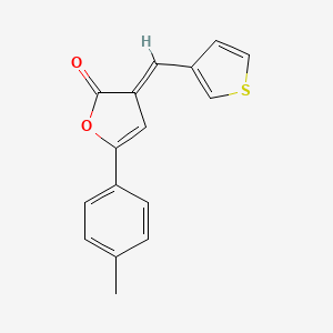 (3E)-5-(4-methylphenyl)-3-(thiophen-3-ylmethylidene)furan-2-one