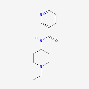 N-(1-ethyl-4-piperidinyl)nicotinamide