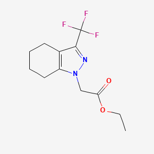 ethyl [3-(trifluoromethyl)-4,5,6,7-tetrahydro-1H-indazol-1-yl]acetate