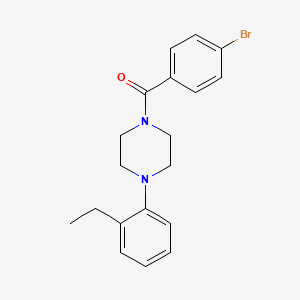 1-(4-bromobenzoyl)-4-(2-ethylphenyl)piperazine