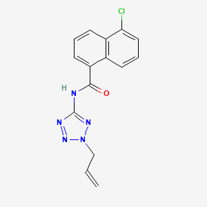 N-(2-allyl-2H-tetrazol-5-yl)-5-chloro-1-naphthamide