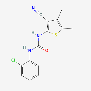 N-(2-chlorophenyl)-N'-(3-cyano-4,5-dimethyl-2-thienyl)urea