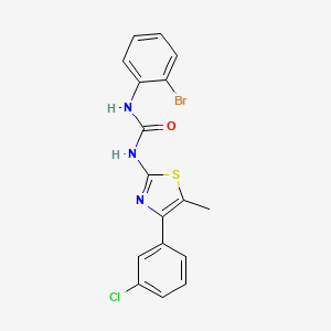 N-(2-bromophenyl)-N'-[4-(3-chlorophenyl)-5-methyl-1,3-thiazol-2-yl]urea