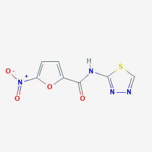 molecular formula C7H4N4O4S B4800707 5-nitro-N-1,3,4-thiadiazol-2-yl-2-furamide 