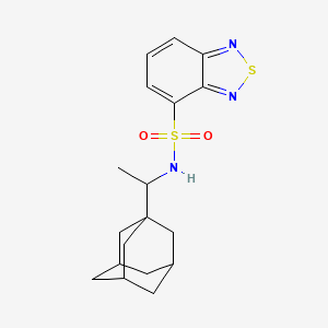 N-[1-(ADAMANTAN-1-YL)ETHYL]-2,1,3-BENZOTHIADIAZOLE-4-SULFONAMIDE