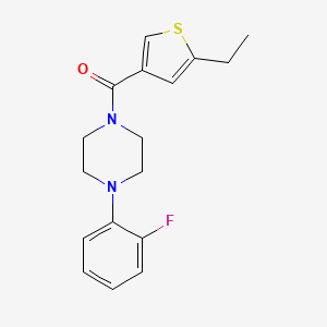 (5-ETHYL-3-THIENYL)[4-(2-FLUOROPHENYL)PIPERAZINO]METHANONE