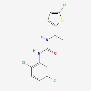 1-[1-(5-Chlorothiophen-2-yl)ethyl]-3-(2,5-dichlorophenyl)urea