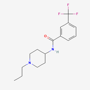 N-(1-propylpiperidin-4-yl)-3-(trifluoromethyl)benzamide