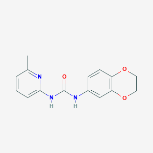 N-(2,3-DIHYDRO-1,4-BENZODIOXIN-6-YL)-N'-(6-METHYL-2-PYRIDYL)UREA