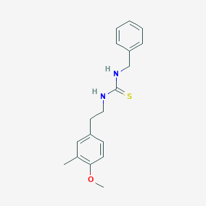 1-Benzyl-3-[2-(4-methoxy-3-methylphenyl)ethyl]thiourea