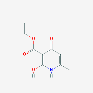 molecular formula C9H11NO4 B048011 2,4-二羟基-6-甲基烟酸乙酯 CAS No. 10350-10-4