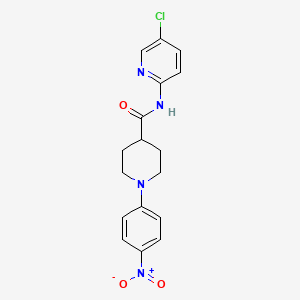 N-(5-CHLORO-2-PYRIDYL)-1-(4-NITROPHENYL)-4-PIPERIDINECARBOXAMIDE