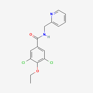 3,5-dichloro-4-ethoxy-N-(pyridin-2-ylmethyl)benzamide