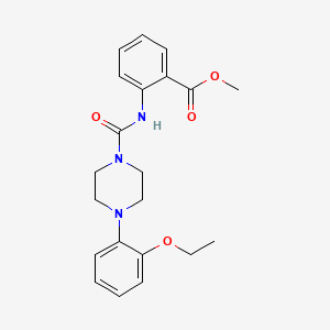 METHYL 2-({[4-(2-ETHOXYPHENYL)PIPERAZINO]CARBONYL}AMINO)BENZOATE