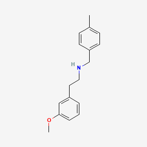 2-(3-methoxyphenyl)-N-(4-methylbenzyl)ethanamine