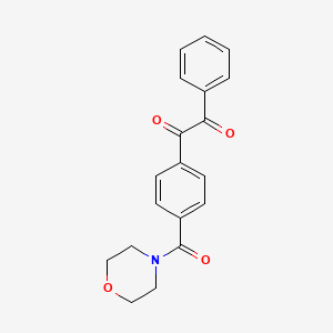 1-[4-(Morpholine-4-carbonyl)phenyl]-2-phenylethane-1,2-dione