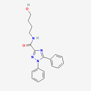 N-(4-hydroxybutyl)-1,5-diphenyl-1H-1,2,4-triazole-3-carboxamide