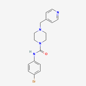 N-(4-bromophenyl)-4-(pyridin-4-ylmethyl)piperazine-1-carboxamide