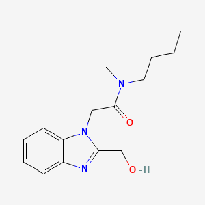 N-BUTYL-2-[2-(HYDROXYMETHYL)-1H-1,3-BENZODIAZOL-1-YL]-N-METHYLACETAMIDE