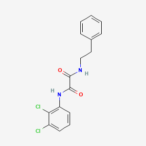 N-(2,3-dichlorophenyl)-N'-(2-phenylethyl)ethanediamide