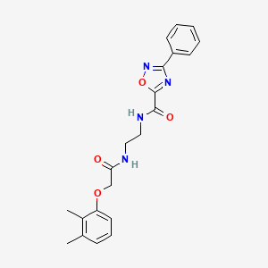 N~5~-(2-{[2-(2,3-dimethylphenoxy)acetyl]amino}ethyl)-3-phenyl-1,2,4-oxadiazole-5-carboxamide