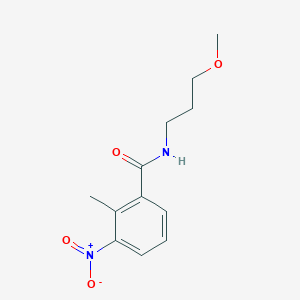 N-(3-methoxypropyl)-2-methyl-3-nitrobenzamide