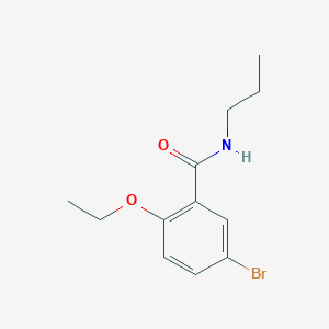 molecular formula C12H16BrNO2 B4801754 5-bromo-2-ethoxy-N-propylbenzamide 