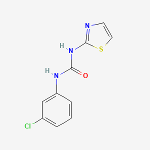 molecular formula C10H8ClN3OS B4801762 N-(3-chlorophenyl)-N'-(1,3-thiazol-2-yl)urea CAS No. 161527-66-8