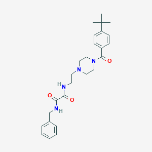 molecular formula C26H34N4O3 B480183 N-benzyl-N'-(2-{4-[(4-tert-butylphenyl)carbonyl]piperazin-1-yl}ethyl)ethanediamide CAS No. 488804-88-2