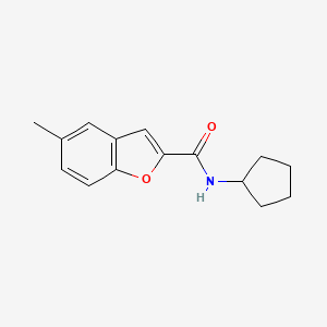 N-cyclopentyl-5-methyl-1-benzofuran-2-carboxamide