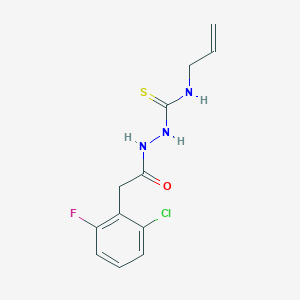 N-allyl-2-[(2-chloro-6-fluorophenyl)acetyl]hydrazinecarbothioamide