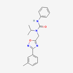 N-isopropyl-N-{[3-(3-methylphenyl)-1,2,4-oxadiazol-5-yl]methyl}-N'-phenylurea