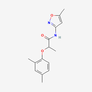 2-(2,4-dimethylphenoxy)-N-(5-methyl-1,2-oxazol-3-yl)propanamide