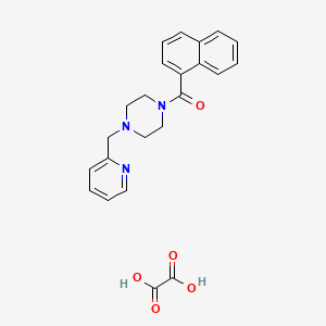 1-(1-naphthoyl)-4-(2-pyridinylmethyl)piperazine oxalate