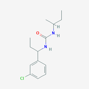 N-(sec-butyl)-N'-[1-(3-chlorophenyl)propyl]urea