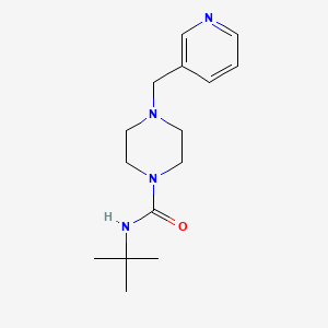 N-TERT-BUTYL-4-[(PYRIDIN-3-YL)METHYL]PIPERAZINE-1-CARBOXAMIDE