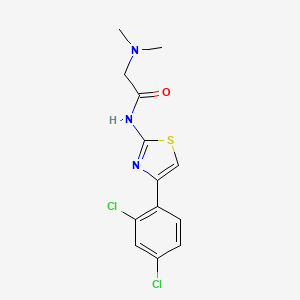 N-[4-(2,4-dichlorophenyl)-1,3-thiazol-2-yl]-N~2~,N~2~-dimethylglycinamide