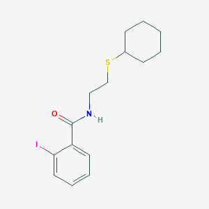 N-(2-cyclohexylsulfanylethyl)-2-iodobenzamide