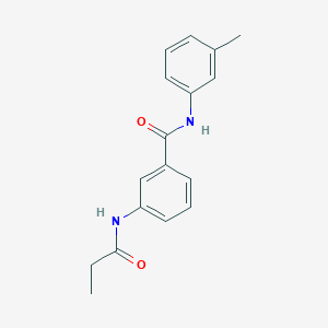 molecular formula C17H18N2O2 B4802397 N-(3-methylphenyl)-3-(propionylamino)benzamide 