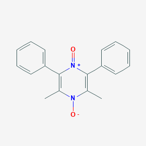 molecular formula C18H16N2O2 B4802466 2,6-dimethyl-3,5-diphenylpyrazine 1,4-dioxide 